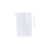 级塑料量杯带刻度店专用量桶5000毫升大容量商用 塑料量杯（带手柄）500ml