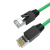 力特（Z-TEK) 工业万兆屏蔽网线 工业级成品网线Profinet通讯PLC高柔网线 EtherCat通讯总线8米GR6A080