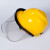 LISM防液体飞溅LNG加气站防护面罩液氮头盔防冲击面屏防冻耐低温头罩 单独安全帽颜色随机