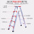 加厚人字梯折叠铝梯轻便工程梯4米5米铝合金梯子 加固2.5米