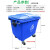 穆运 垃圾桶1100L带盖商用环卫箱户外分类垃圾桶垃圾车垃圾转运大桶 1100L（送货上门） 绿色