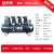 定制无油空压机 0无油大型低噪空气压缩机喷油漆打气泵 M7-850W*3-70L