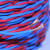 中迈 电线电缆WDZN- RVS2*1.5平方2芯低烟无卤耐火铜芯双绞软线 100米 红/蓝
