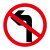 定做道路交通标志指示牌 限高牌减速慢行圆形三角形方形反光铝板牌禁止通行禁止左转禁止鸣笛限速5公里 JZTX-19 限重10吨 40*40cm