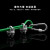 绿钢丝绳包塑葡萄架遮阳网晾衣绳牵引大棚涂塑钢绳23456810 绿皮-8mm 1m