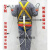 国标欧式安全带 五点式全身式高空作业施工 双大钩带缓冲包安全带 欧式双大钩绳3米 涤纶绳不带缓冲包