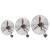 麦锐欧 工业风扇商用大功率强力摇头挂壁牛角扇 壁挂铝叶电风扇 豪华款500 绿色