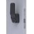 定制适用房门锁通用型卧室内门黑色锁具门把手旧门换锁ZS3814 磨砂银（硬币开锁款） 35-50mm向外不带钥匙
