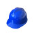 普达  6011-1 骑行头盔 工地工程建筑施工防砸抗冲击新V型ABS安全帽防护帽 6011-1 蓝