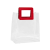 礼品袋pvc透明手提袋生日礼物袋高级感手拎伴手礼塑料包装袋定制 红色小号方形18*20*10