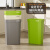 厨房专用垃圾桶大号加厚收纳客厅卫生间大容量储物桶2023新款 15L牛油果绿带白框+3卷垃圾袋