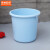 京洲实邦  加厚洗衣塑料水桶手提装水大红色塑料桶盆桶B 蓝色 15L32*30cm