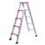 加厚人字梯折叠铝梯轻便工程梯4米5米铝合金梯子 加固2.0米