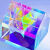 合色棱镜太阳捕手方块多面体立方体水晶物理实验朋友生日礼物 20面体+带灯礼盒