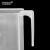 安赛瑞 方形刻度量杯（5个装）实验室带柄烧杯方型量杯透明液体量杯 250ml 600705