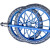 PYKR 实心轮单个轮胎 工地手推车轮胎 建筑劳动车实心轮子板车斗车架子人力车钢 蓝色 钢筋实心轮 一套