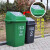 户外垃圾桶中型分类工业60L商用环卫室外小区摇盖箱塑料约巢 灰色45L摇盖垃圾桶