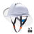 HKFZ海华A7国标湖北电网电绝缘工地安全帽蓝色防砸透气安全帽厂家印字 A7白色抽拉帽衬
