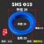 sms硅橡胶活接头密封圈/不锈钢垫片/蓝色由壬垫圈/卫生级由任垫片 SMS19
