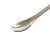 304加厚不锈钢药勺:药匙:药刮小试剂药粉勺单头双头方头铲微量勺 单头12.5cm(4个)