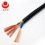 金龙羽 电线电缆 RVV3芯4平方 国标黑色软护套线电源线100米 黑色 RVV3*4平方