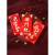 开业大吉红包袋通用个性创意新年开门红开店开工大吉红包定制LOGO 欧式贺 0个 大号百元平放30个)厚款