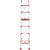 NOSAPC 铝合金伸缩梯子升降梯加固加厚双踏直梯单面梯工程梯 4.0厚11米伸缩直梯伸开10米左右