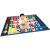 赛和 超大号飞行棋地毯儿童游戏垫加厚毛绒无味非双面大富翁游戏棋盘 200*150厘米+5.5厘米木头棋子