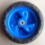 儿童三轮车配件宝宝童车配件前轮后轮实心轮宝宝脚踏车车轮子 蓝色后轮一个可改装