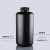 忽风黑色塑料瓶HDPE试剂瓶大小口避光防紫外线样品包装密封油墨瓶加厚 小口 1000ml