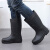 EVA超轻泡沫雨靴卫生靴厨房耐油耐酸碱高筒靴子防滑水鞋 单鞋-高筒818黑 （标准尺码） 37/38