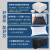 柳伊（Liuei） 全棉宿舍三件套六纯棉床单被套大学生单人被子被罩学校床上用品 蓝域空间 1.2m床 床单款三件套
