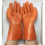 加厚橡胶牛津乳胶手套劳保工作耐磨防水防滑胶皮塑胶洗碗耐用家务 红40公分