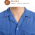 夏季短袖工作服套装 水洗棉男女长袖上衣透气薄款蓝色汽修劳保服 水洗棉：蓝色（长袖）上衣 16580A