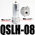 创思艺空压机高压减压阀气泵气动调压阀气体QTYH-08 10 15 20 25 40 50 高压过滤器QSLH-08 