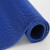 鸣固 pvc镂空防滑垫 厨房浴室卫生间商场厕所过道走廊塑料网格地垫 蓝色-0.9m宽*15米-厚3.5mm