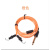 纹身马达机笔通用RCA勾线 弹片机2M硅胶电源连接勾线唐古纹身器材 橙色小头线圈机勾线