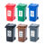 桌面垃圾桶家用可爱办公室迷你垃圾桶创意分类宣传小号早教模型桶 红色迷你桶