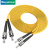 标燕 光纤跳线 ST-ST 单模双芯 黄色 15m