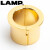 LAMP日本蓝普穿线孔穿线盒线盒装饰圈金属合金设备分割式线孔CHC-S CHC-S18BL：一只