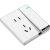 国际电工86型象牙白开关插座面板带水晶条USB网线86型暗装空调家用墙壁插 空白面板