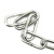 京棣工品 铁环链 起重链 304不锈钢链条 防盗护栏锚链 长环吊链 粗1.2mm长5米 