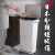 日式双层分类垃圾桶干湿分离厨房余带盖大号带轮防臭 说明中间隔板均可拆卸 上层可大