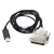 USB转DB25 公头25针 数控机床CNC FANUC RS232串口通讯线缆 USB款(FT232RL芯片) 1.8m