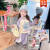 迪士尼（Disney）女童套装加绒秋冬装2023新款洋气儿童装小女孩库洛米亮片变色卫衣 紫色(春秋款) 120cm