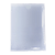 联嘉 透明背胶标签袋 PVC标签卡套自粘物料卡软胶标识套 竖款10.5X10.5厘米(100个价)