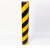 红白黑黄路桩反光膜带 交通安全柱子电线杆超强级EGP反光膜 警示柱反光贴带 超强黄黑斜纹1.22m*1米长