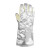 君御 耐高温手套 均码36cm 阻燃高温镀铝面料反辐射热1000℃ 单双装 银白色SF521