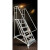 德银不锈钢登高车铝合金脚踏步台阶梯阁楼子工程爬梯凳仓库脚手取货架 2步500mm(载重225KG)