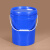 特厚工业级水桶塑料桶密封桶油漆桶油墨桶胶桶桶小桶大桶机油桶带盖带提手L升KG公斤 20L-红色特厚（带油嘴盖）